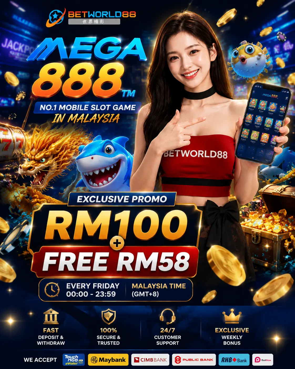 BETWORLD88 Mega888 Malaysia